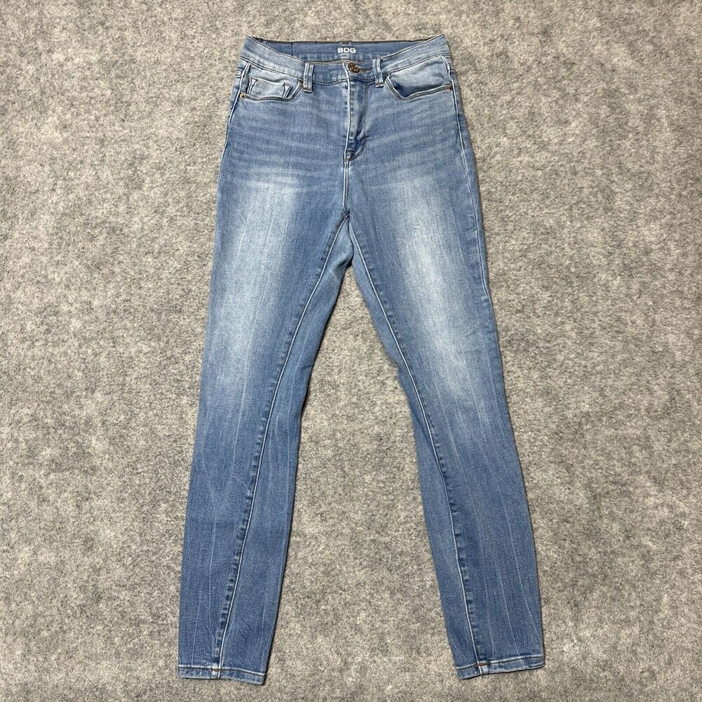 BDG High Rise Twig Ankle Jeans‎ Women's Size 26x29 Blue Light Wash Denim Stretch